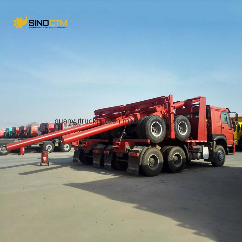 Customized Sinotruk HOWO Log Wood Timber Forest Logging Carrier Transport Truck Vehicle Semi Trailer for Sale