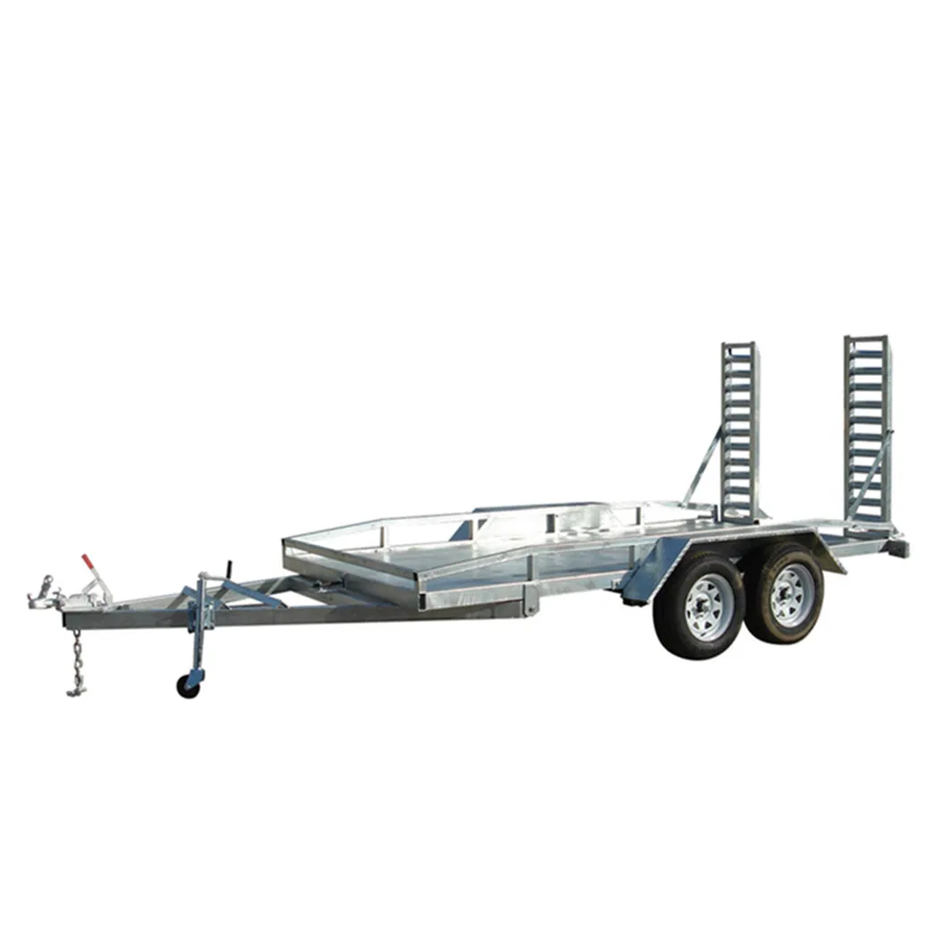 Compact Small Car Hauler Trailer with Sturdy Steel Chassis