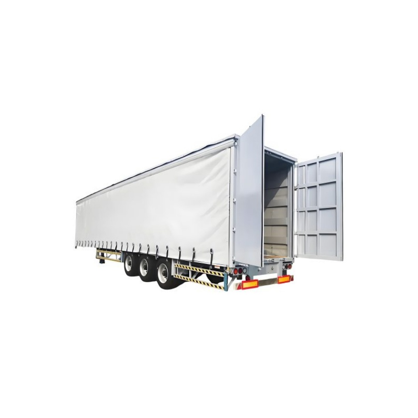 4 Axle 70t Curtain Side Dry Van Semi Trailer Customized Semi-Trailer 40t Truck Utility Tarpaulin Van Curtain Side Semi Trailer