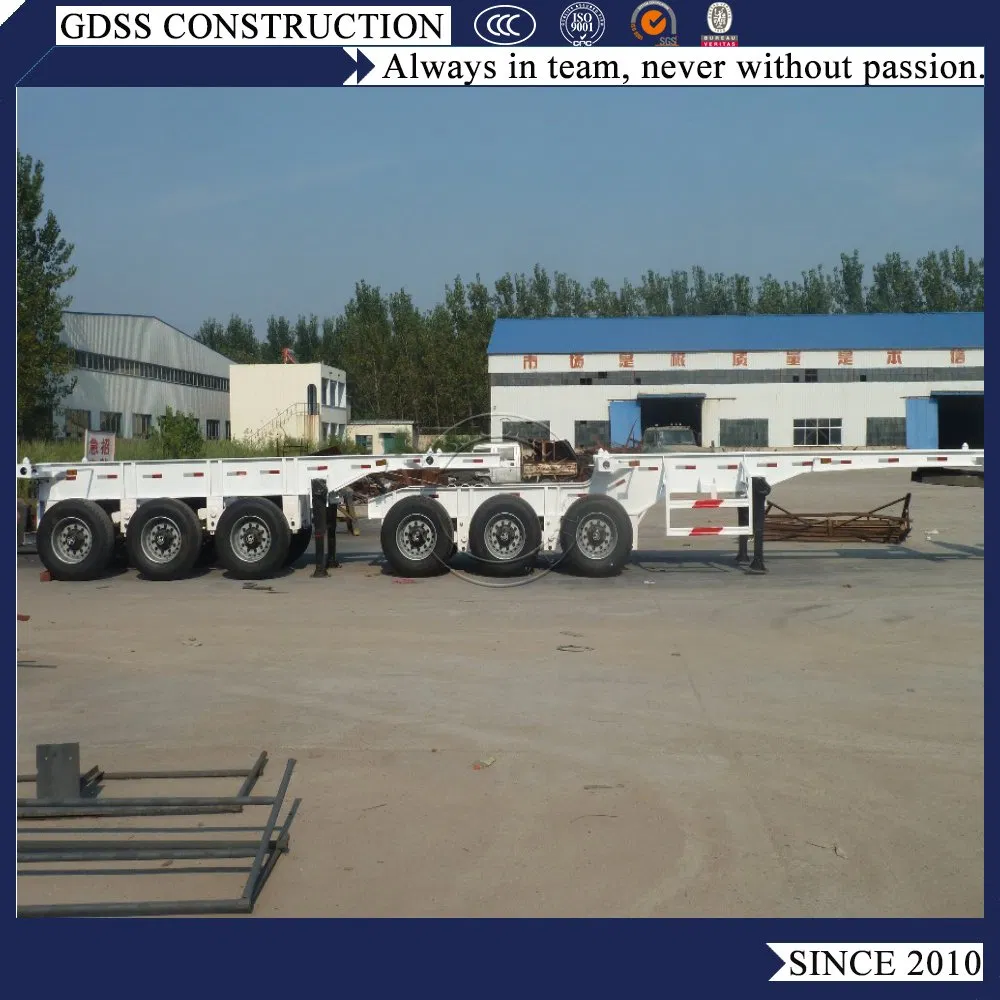 Transport Wood Heavy Duty Three Axles Container Chassis Logging Semi Trailer