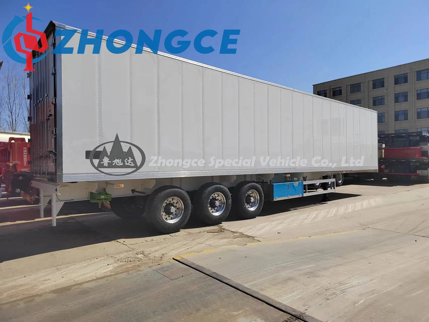 New 3 Axles Refrigerated Van Truck Trailer Reefer Van Semi Trailer