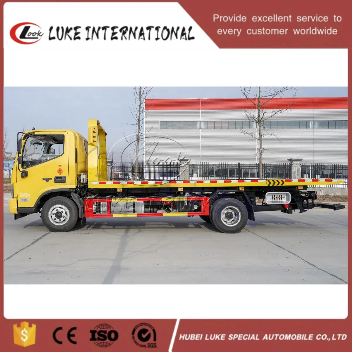 New Foton Flatbed Rescue Truck 4X2 Special Transportation Wrecker Tow Vehicle Made in China Special Purpose Trucks