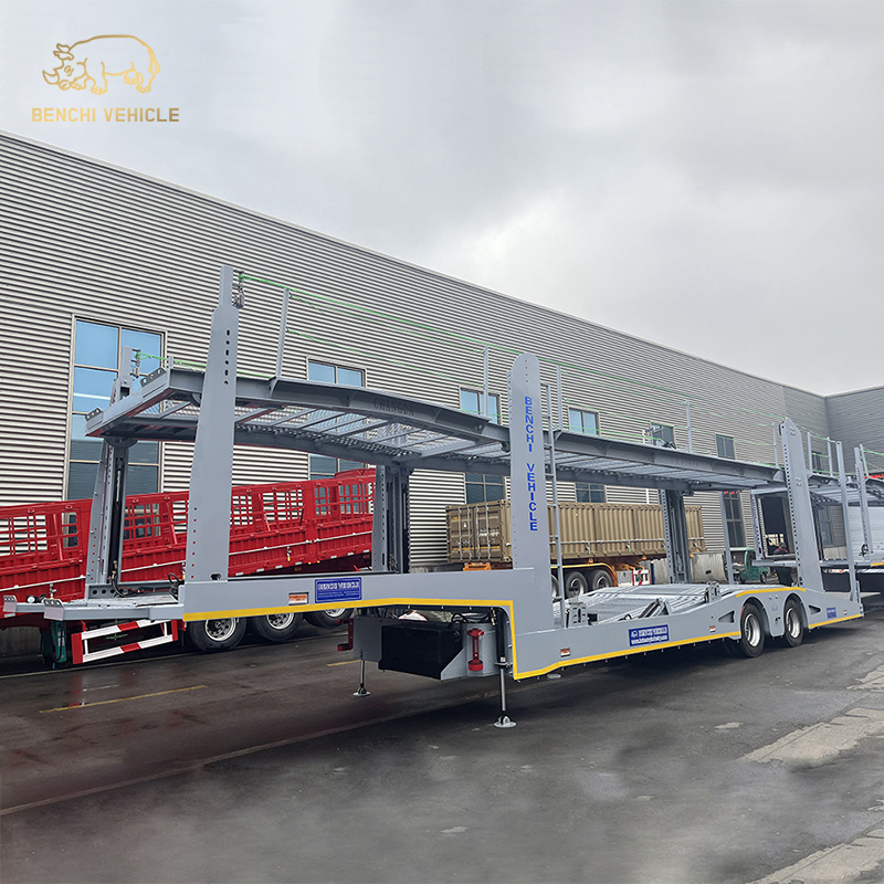 European Style 6/7/8 Bit Car Transport Hauler Semi Trailers Car Carrying Carrier Trailer