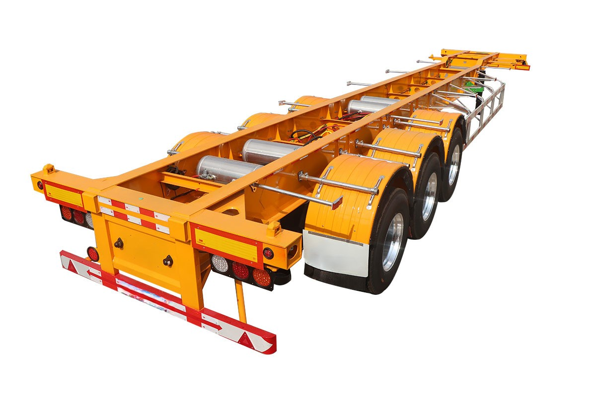 2/3/4axle Container Shipping Semi-Trailer Chassis Skeleton/Skeletal Light Truck Trailer