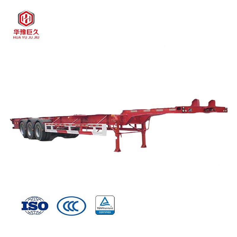 Manufacturer 40FT Skeleton Semi Trailer Chassis Frame in China