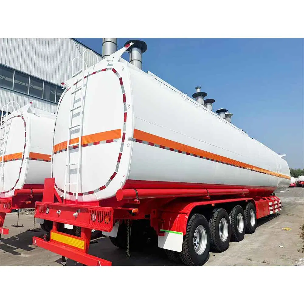Zw Group 3 Axle 45000 Liters Asphalt Bitumen Transport Fuel Tank Semi Trailer for Sale Botswana