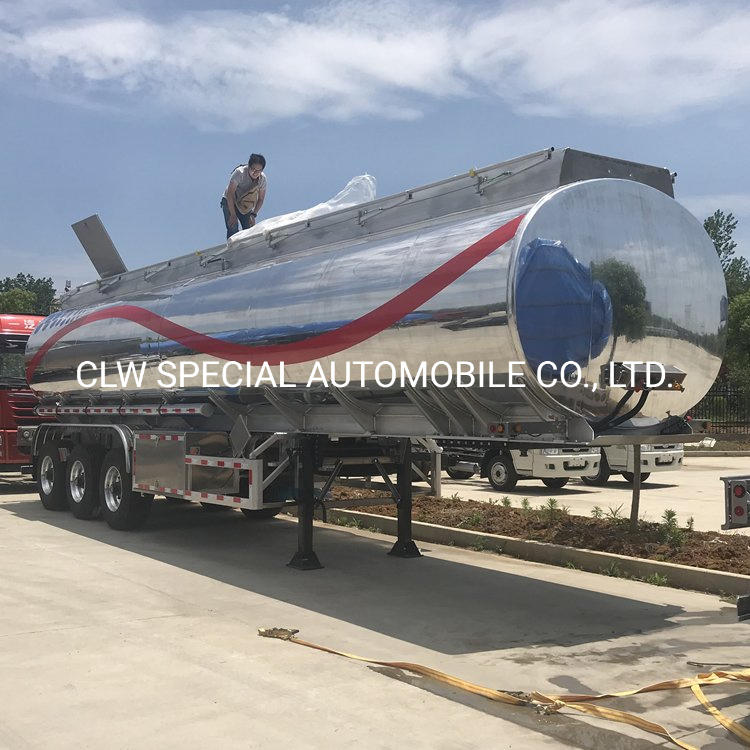 3 Axles 36000L/42000L/43000L Carbon Steel/Stainless Steel/Aluminum Alloy Tank/Tanker Truck Semi Trailer for Oil/Fuel/Diesel/Gasoline/Crude/Water/Milk Transport