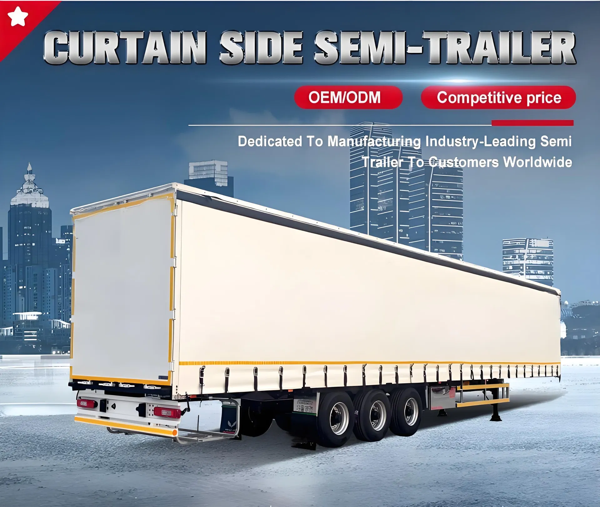 Curtain Side Trailer Detail