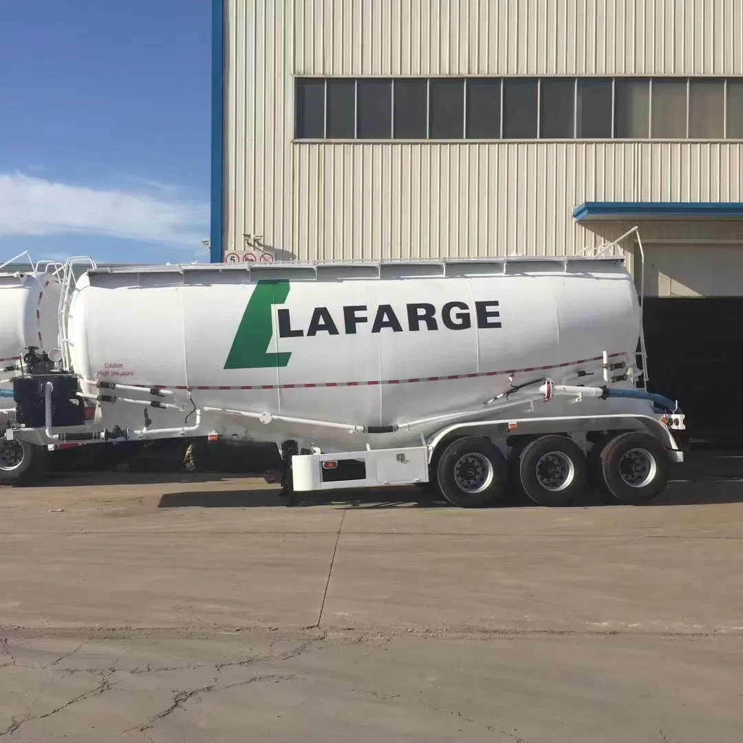 100% New Weichai V-Tape Tank Truck Trailer Bulk Cement High Quality Product Truck Trailers