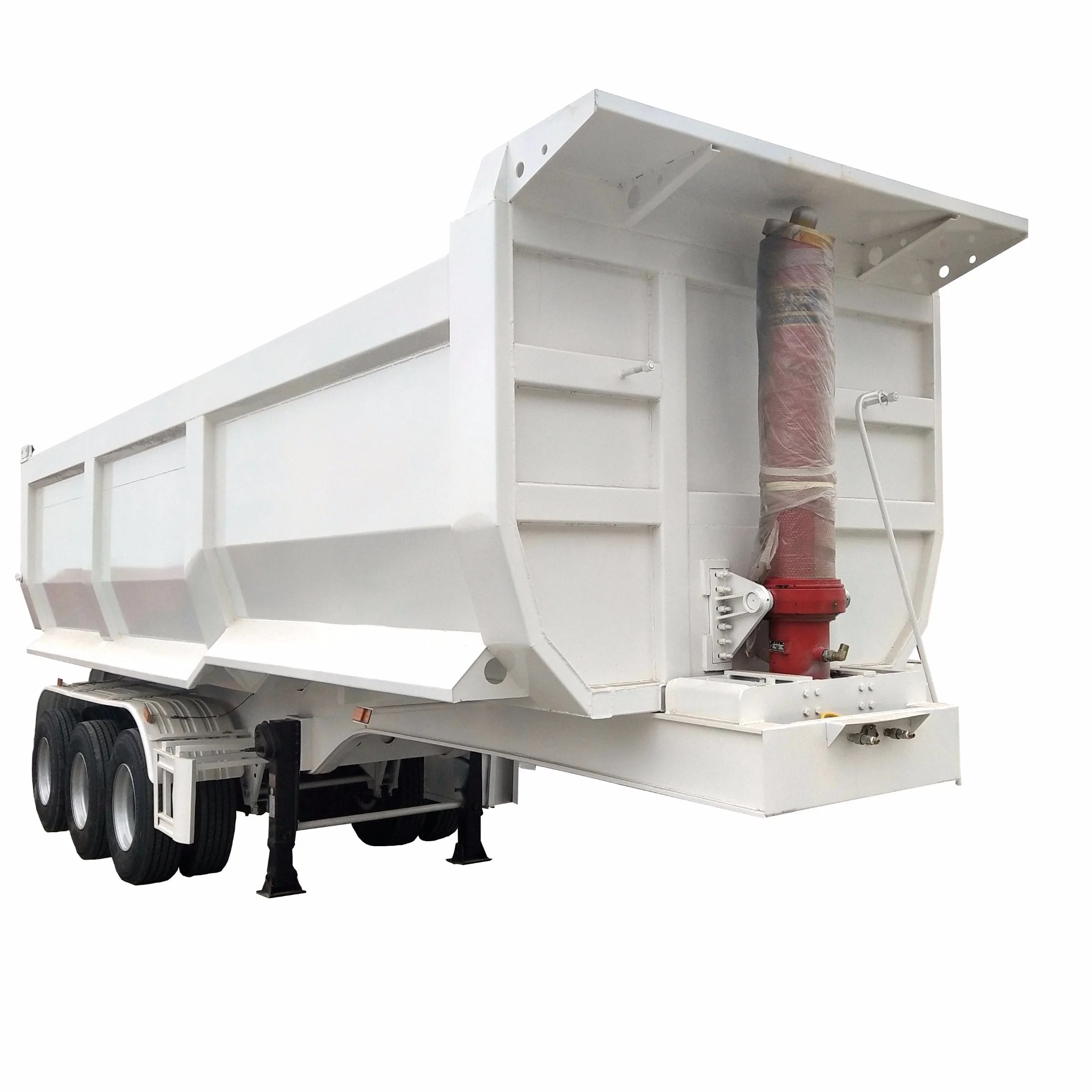 Good Quality 18mm Steel Channel Used Grain Semi Dump Trailers for Sale