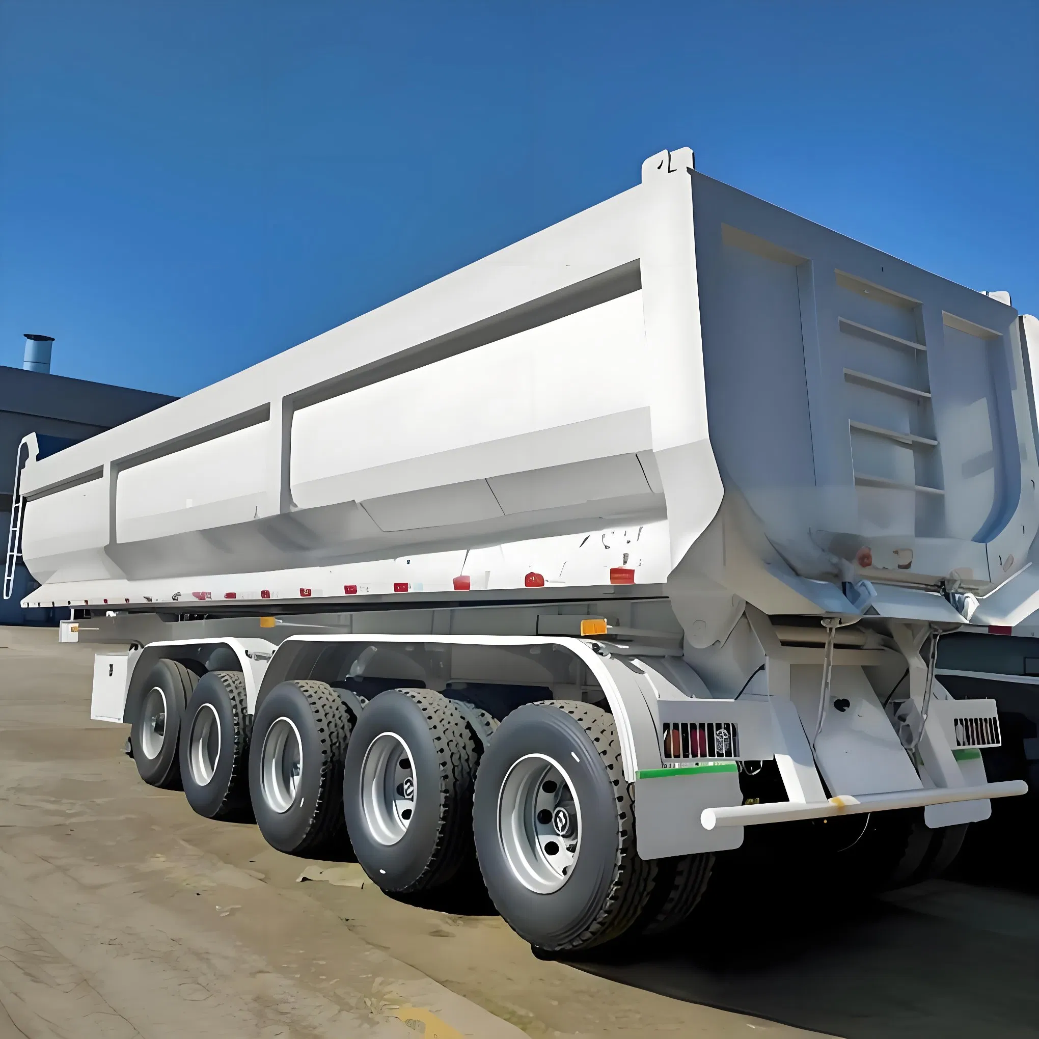 Jt Vehicle Master 3 4 Axle U-Shape Cargo Box 50 80 Ton Hydraulic Tipper Dump Semi Truck Trailer Rear Tipping Rear Trailer