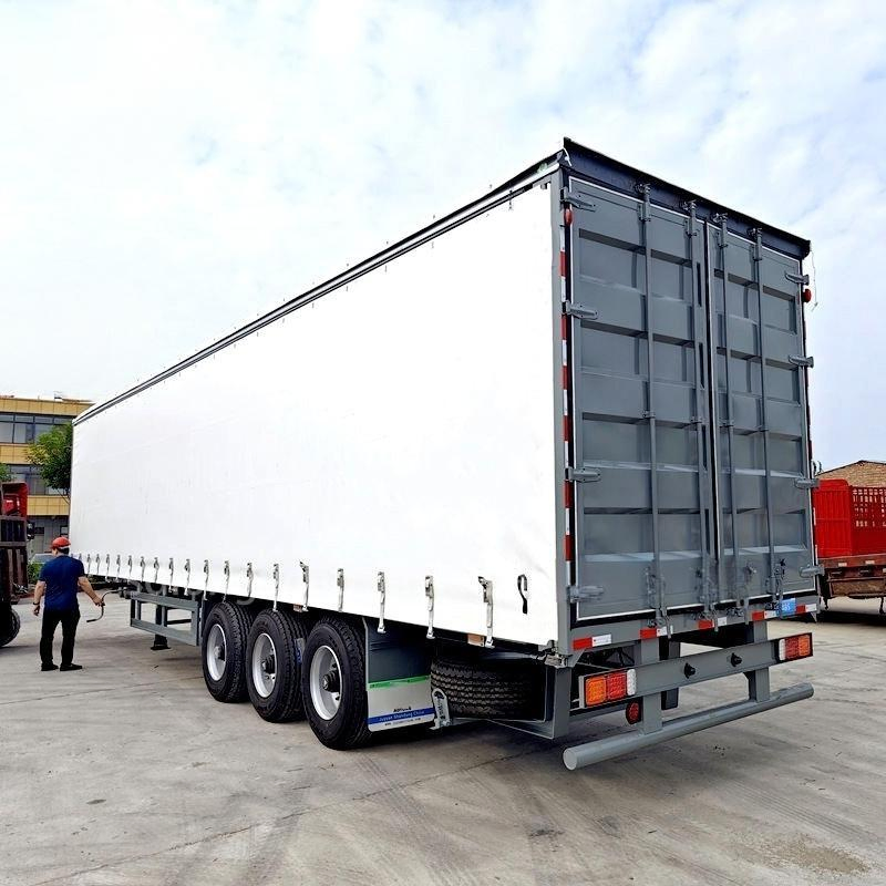 Stylish Semitrailer Truck Trailer Side Curtain Accessories Semitrailer 12m Long Side Curtain Van Box Semi Trailer