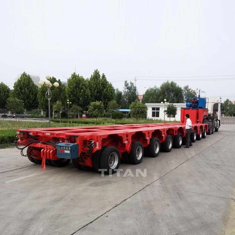 Titan 300-400t Hydraulic Modular Trailer / Spmt Hydrostatically Powered Modular Transporters with 400 Ton 500ton Capacity