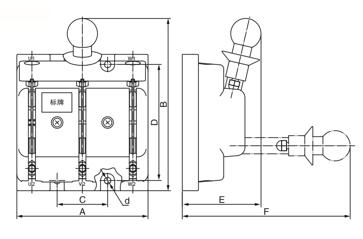 HD11-100 Dimensions