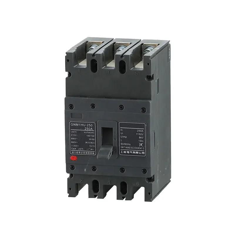 ODM GNM1HU GNM1DC New Energy High Voltage Molded Case Circuit Breaker Manufacturers, Manufacturer