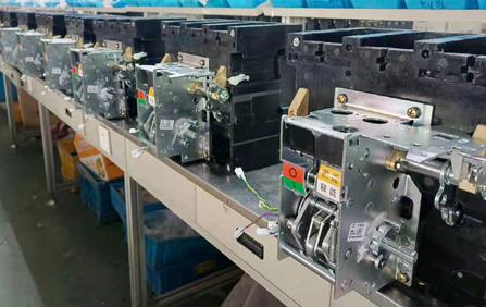 Igoye Energy workshop display - electrical component manufacturing area