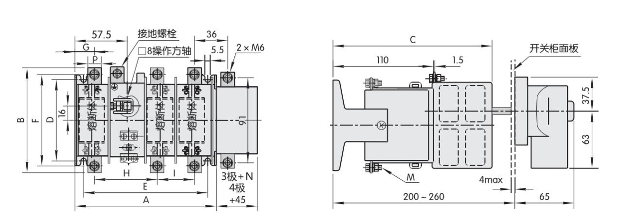 HH15-63-125 Dimensions
