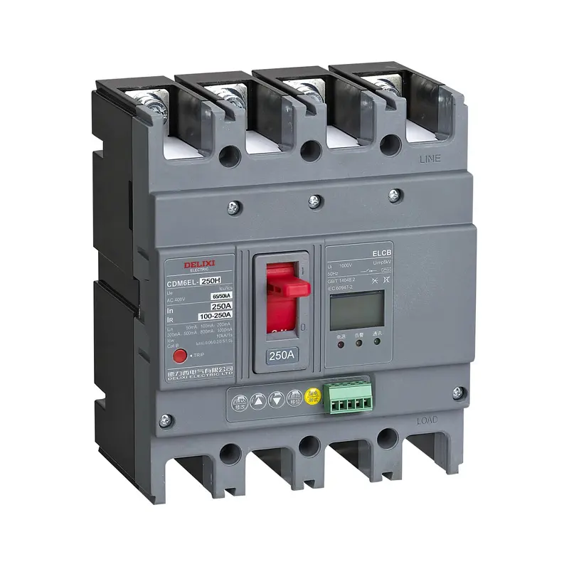 China GNM1EL Residual Current Operated Circuit Breaker Suppliers, Manufacturers
