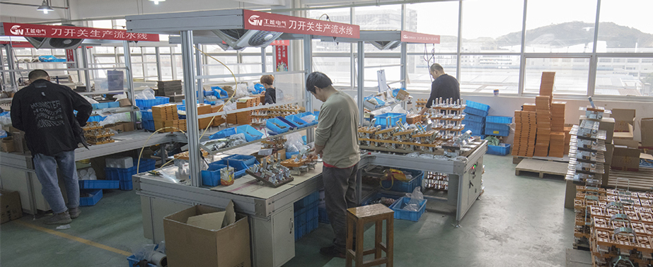 Igoye Energy production workshop display - electrical assembly line
