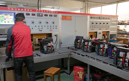 Igoye Energy workshop display - low-voltage electrical production floor