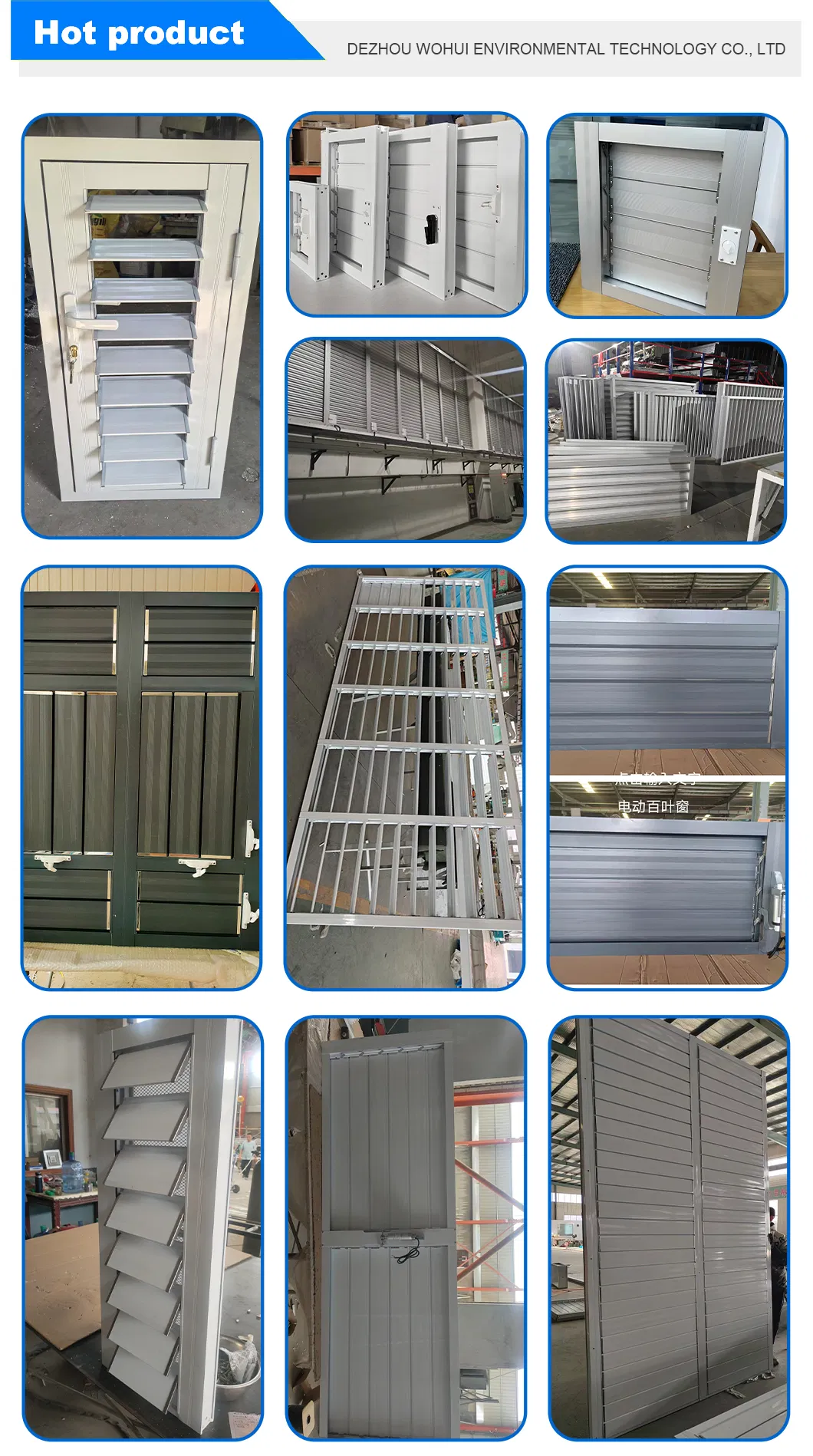 Louver de aluminio arquitectónico