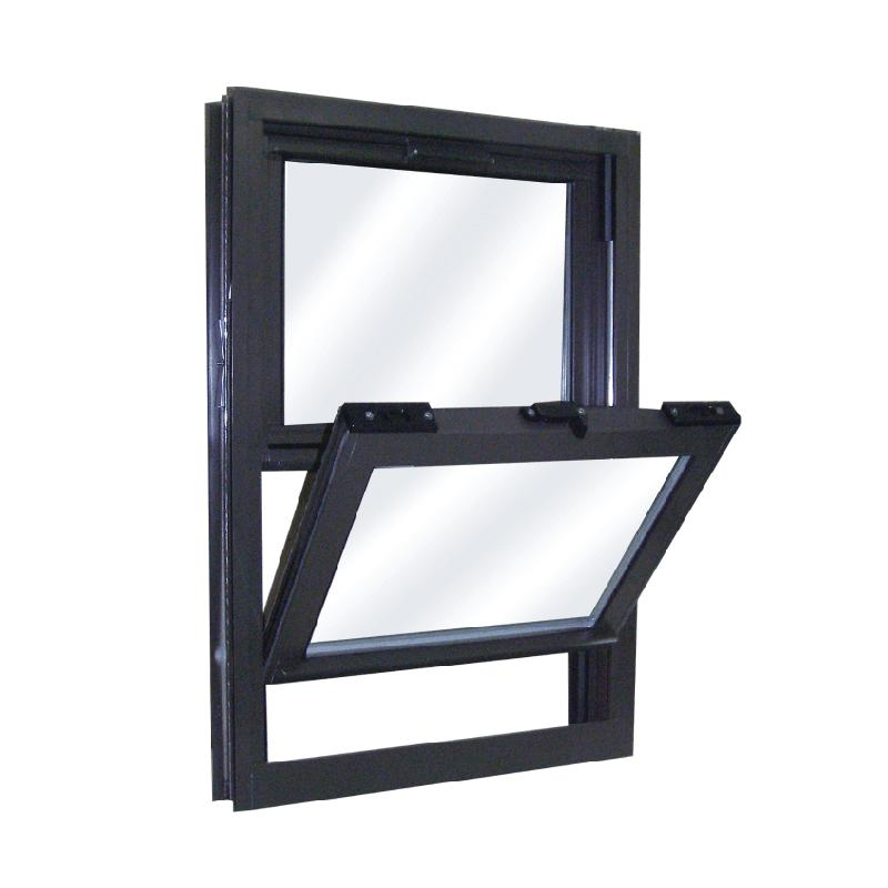 Ventanas de deslizamiento vertical de aluminio para exteriores, de doble y simple hoja, con marco de soga