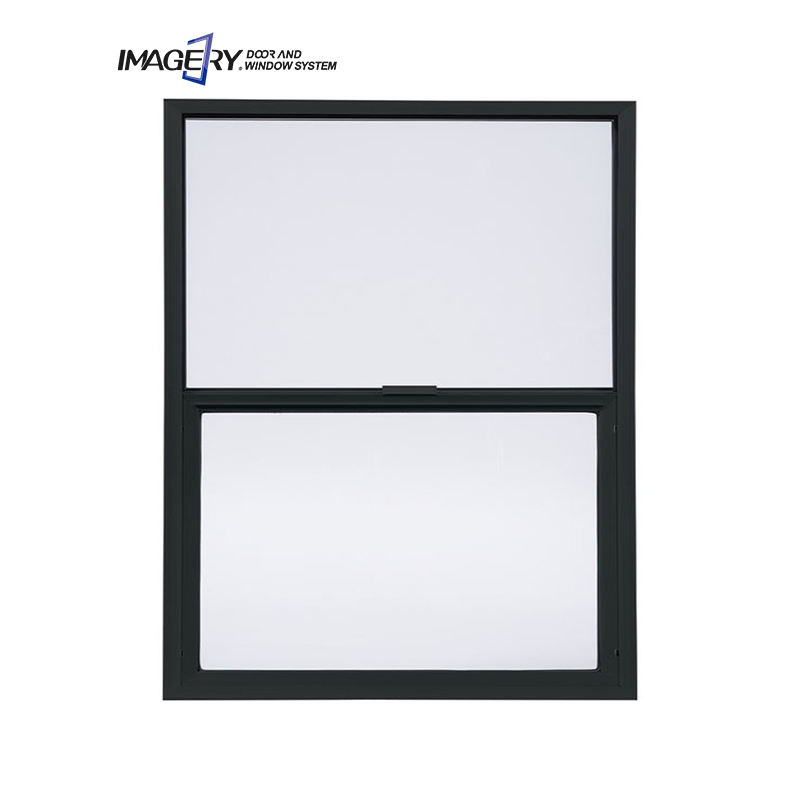 Ventanas de doble acristalamiento de aluminio personalizadas con ventilación superior de un solo marco para baño