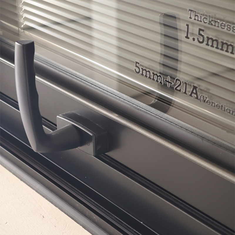 S63 Ventanas de vidrio de aluminio, ventana oscilobatiente de aluminio