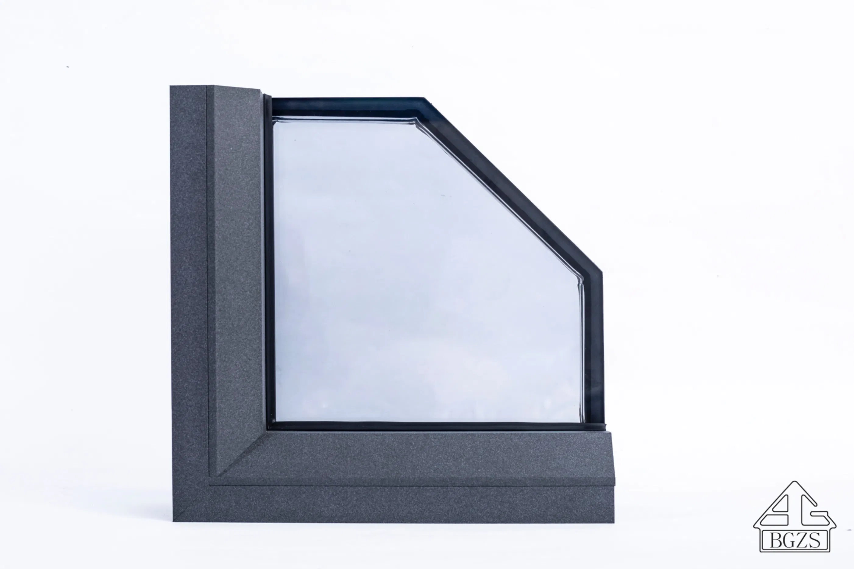 Ventana de casement de aluminio de alta calidad, ventana de hoja doble o simple