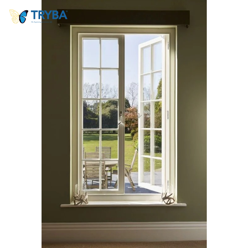 Ventanas de aluminio con ruptura térmica de triple acristalamiento eficiente en energía para casas pasivas