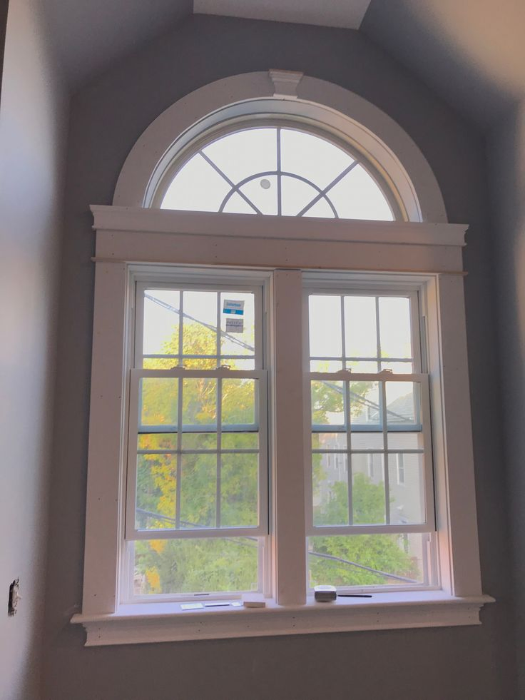 Ventana Fija de Cristal Arqueada de Aluminio con Privacidad y Protección UV