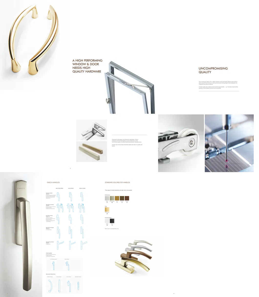Accesorios para ventanas de aluminio