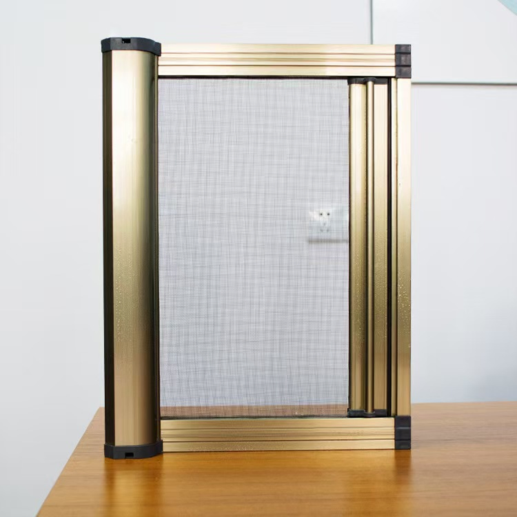 Venta directa de fábrica de pantallas metálicas retráctiles para ventanas y puertas, de alta calidad, protectoras, ultra delgadas y de marco estrecho, a bajo precio