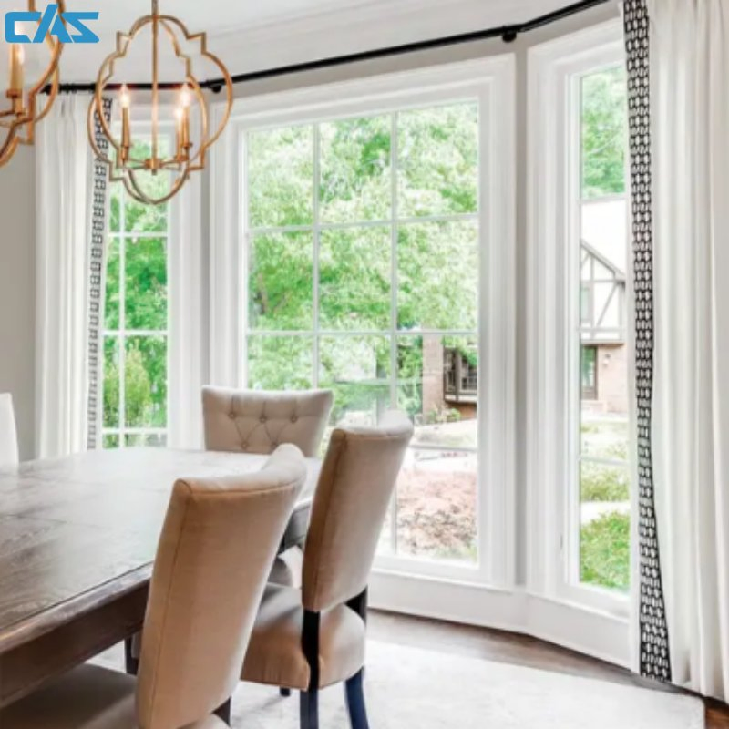 Ventana de casement de aluminio personalizable, adaptada para encajar en diseños arquitectónicos únicos