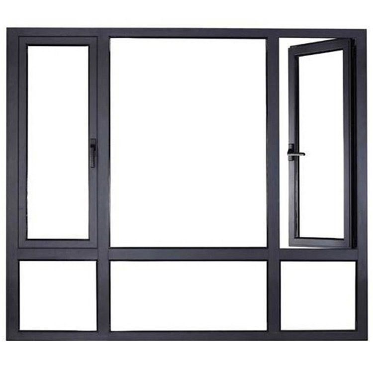 Perfil de aluminio Pengdong barato para ventanas de guillotina, último diseño de ventana de guillotina de aluminio, ventanas de guillotina negras de alta calidad