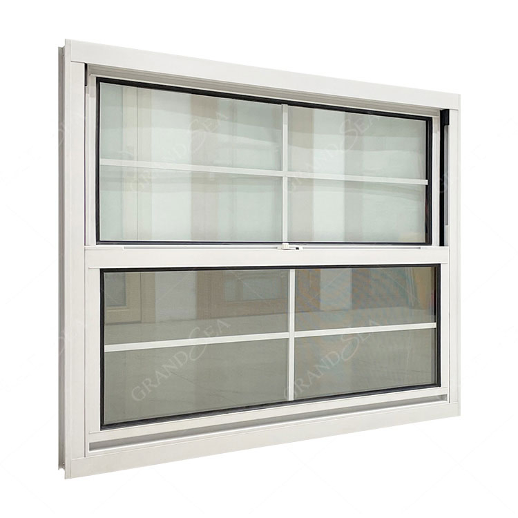 Ventana colgante de aleación de aluminio con pantalla a prueba de insectos de un solo marco flexible