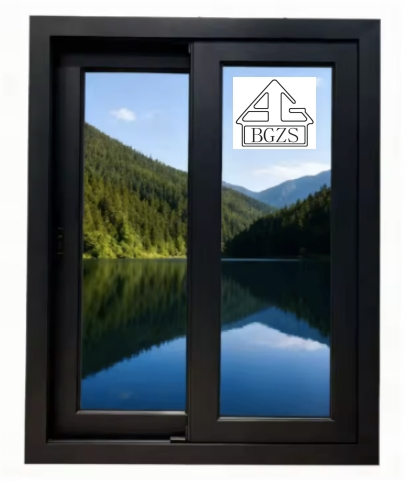 Ventana de Casement de Aluminio de Alta Calidad Bgzs, Ventana de Hoja Doble o Simple para Escuela y Hogar