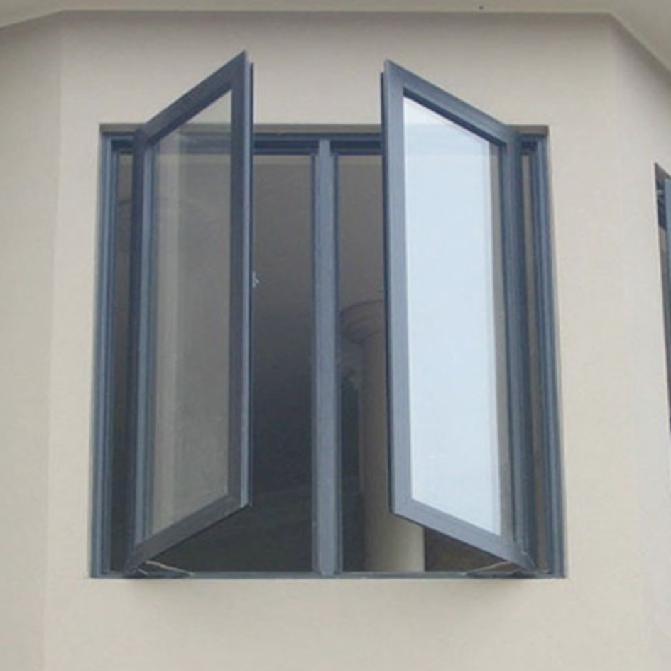 Ventanas de aluminio de casement de vidrio doble acristalado personalizadas
