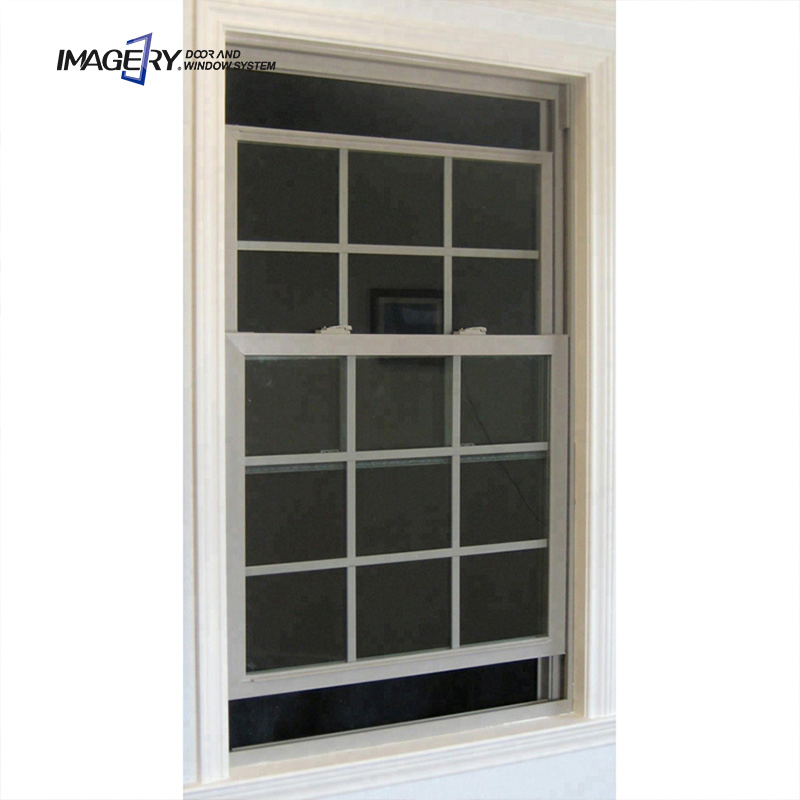 Precio de fábrica directamente perfil de aluminio ventana de un solo panel ventanas de marco de aluminio