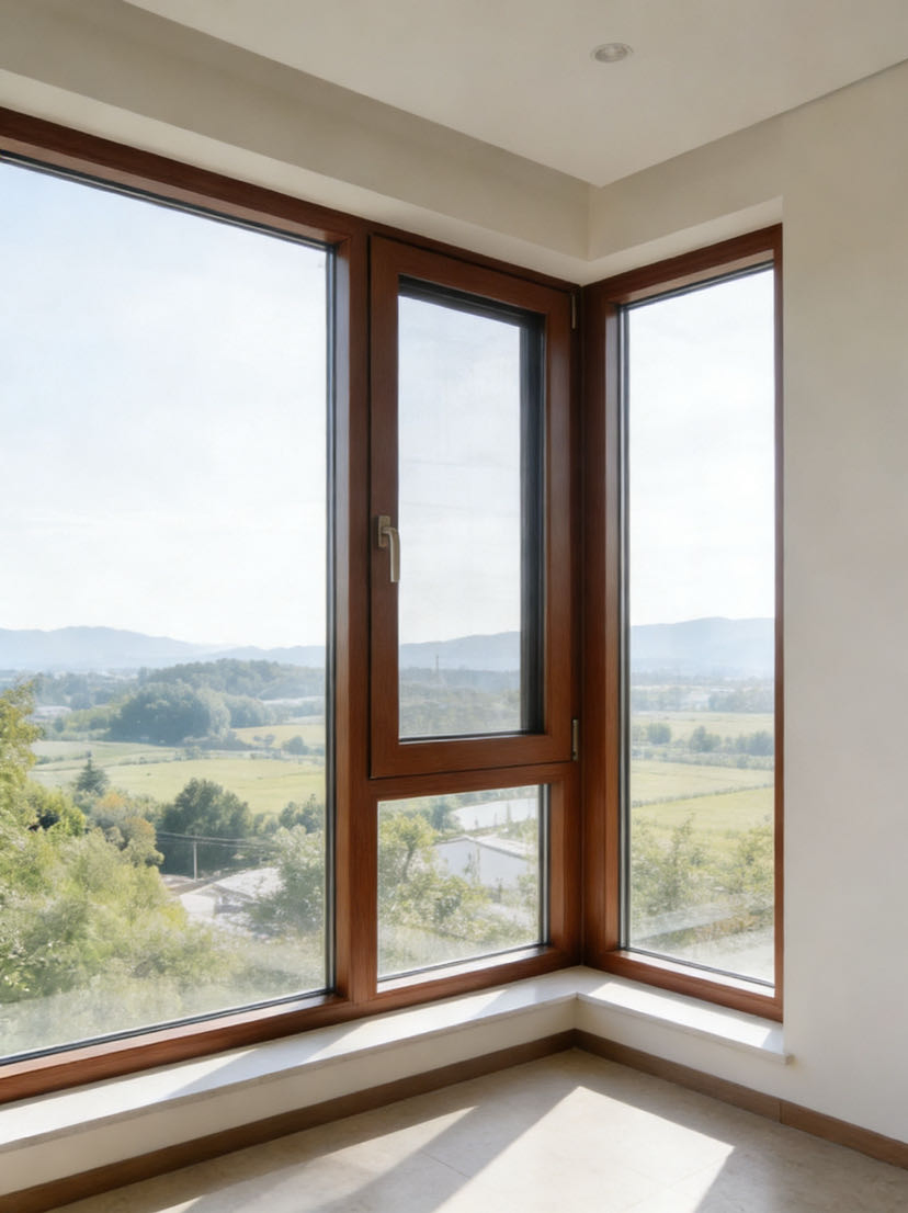 Ventana de aluminio con ruptura térmica con estilo personalizado y aspecto arquitectónico único