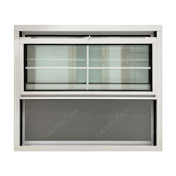 Ventana colgante de aleación de aluminio con pantalla a prueba de insectos de un solo marco flexible