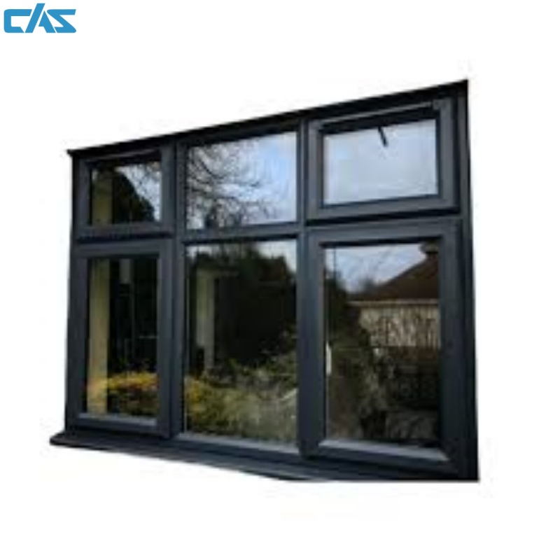 Ventana de casement de aluminio personalizable, adaptada para encajar en diseños arquitectónicos únicos