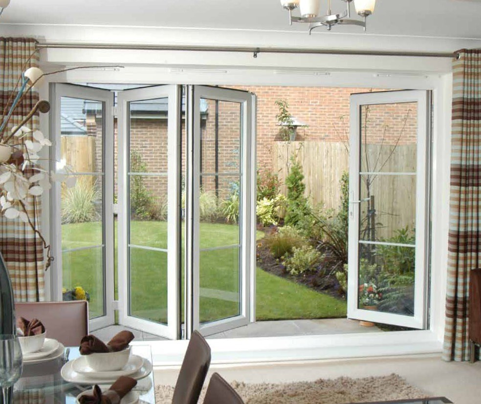 Marca líder de China, ventana de aluminio de alta calidad con hoja abatible / doble o simple