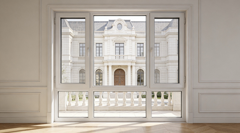 Ventana de aluminio con ruptura térmica con estilo personalizado y aspecto arquitectónico único