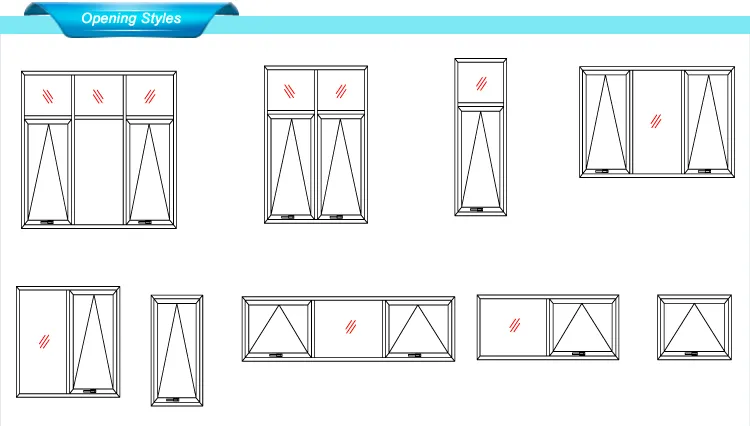Ventana de aluminio estándar