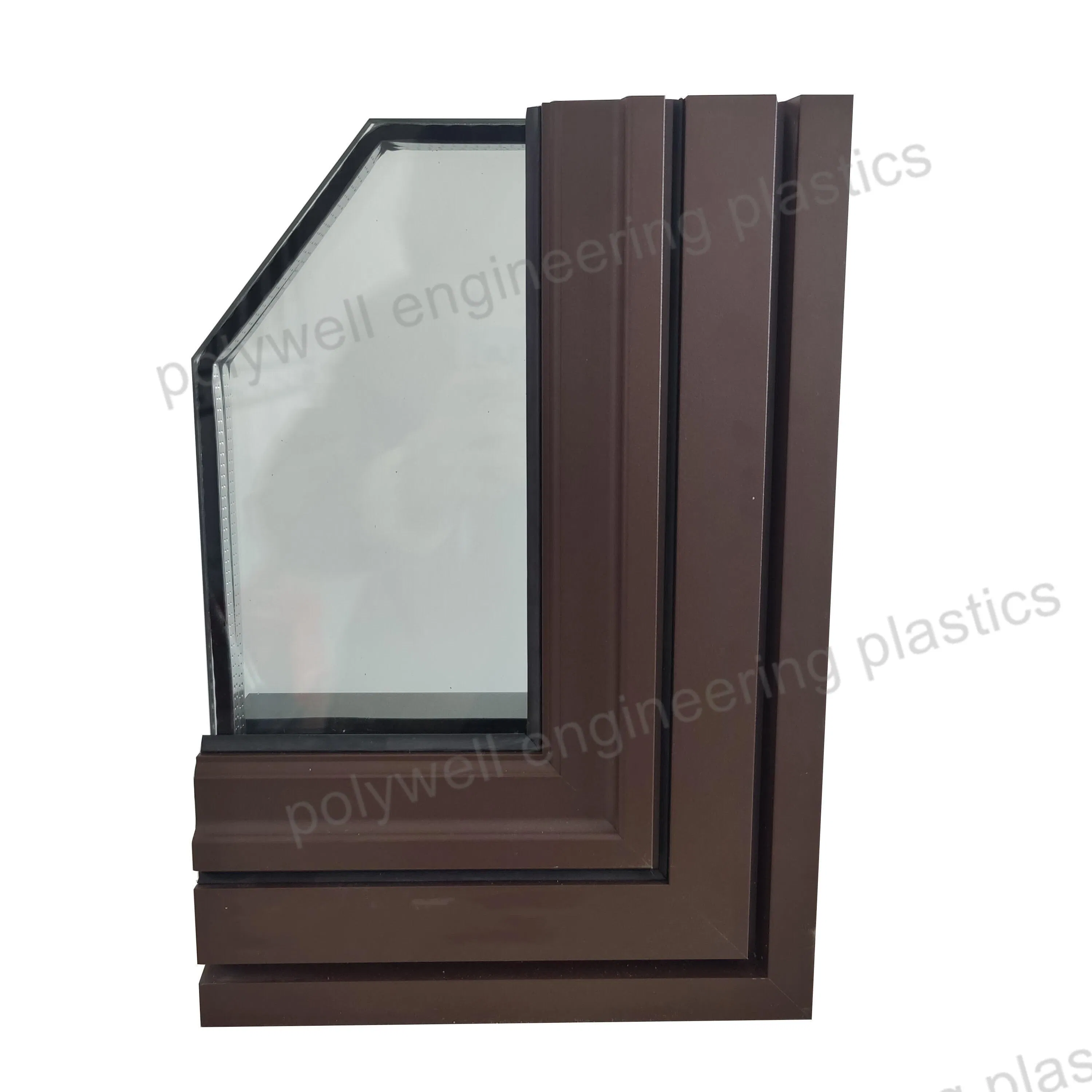 Ventana y puerta de guillotina simple y doble de aluminio deslizante personalizada