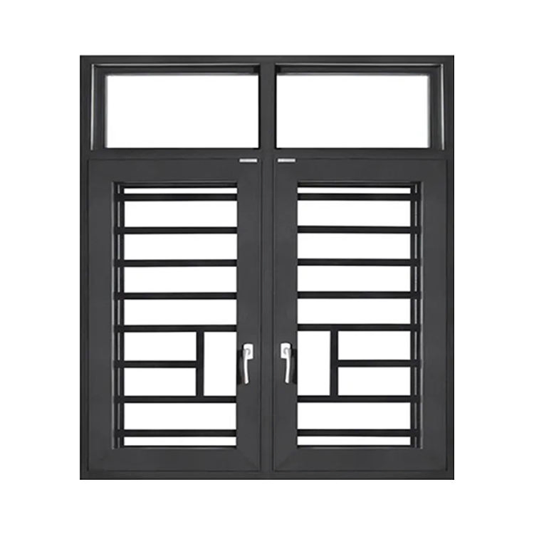 Ventana deslizante de doble hoja de aluminio Modelos de ventanas de aluminio