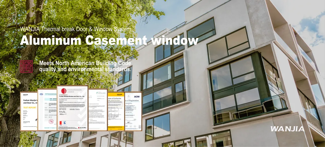 Ventanas de casement de aluminio