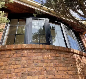 Ventanas y puertas de aluminio estándar australiano de Kdsbuilding, ventanas externas comerciales arqueadas redondas, ventanas de oscilo-batiente de doble acristalamiento