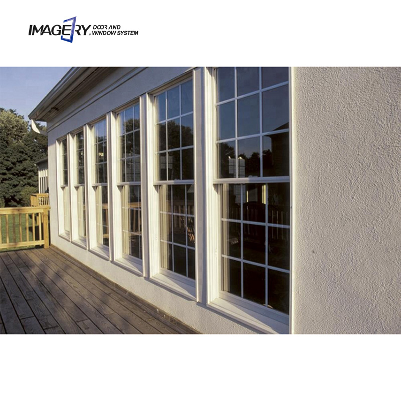 Mejor venta de ventanas de aluminio con diseño de deslizamiento vertical de un solo panel